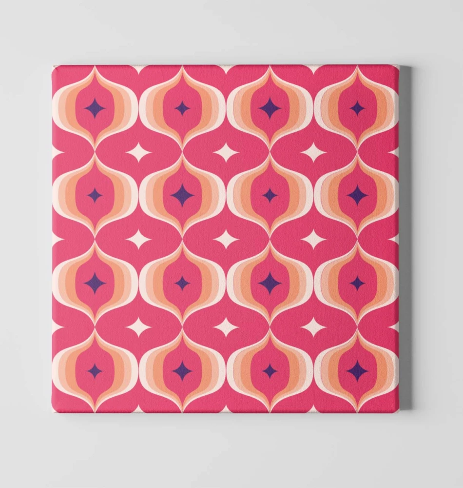 Obrazek kwadratowy - kolorowa grafika geometryczna