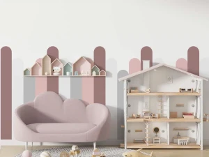 Naklejka, Lamperia dekoracja ścienna do wnętrz w stylu skandynawskim, boho