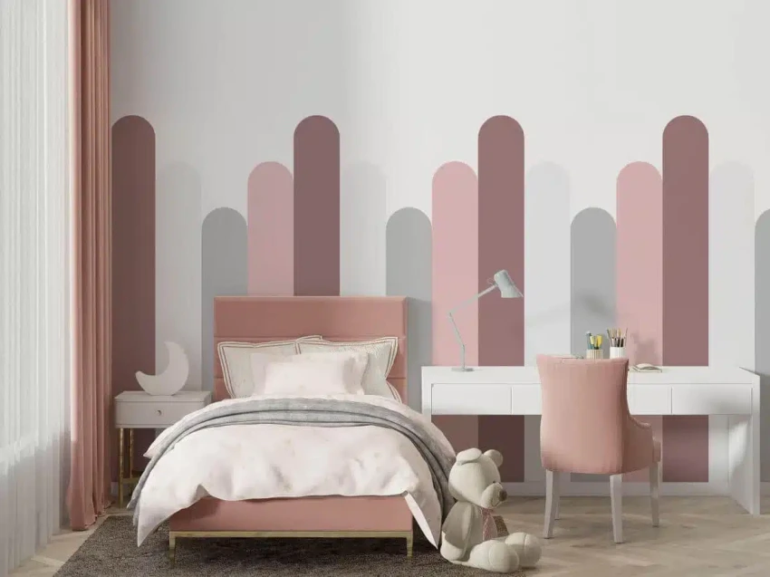 Naklejka, Lamperia dekoracja ścienna do wnętrz w stylu skandynawskim, boho