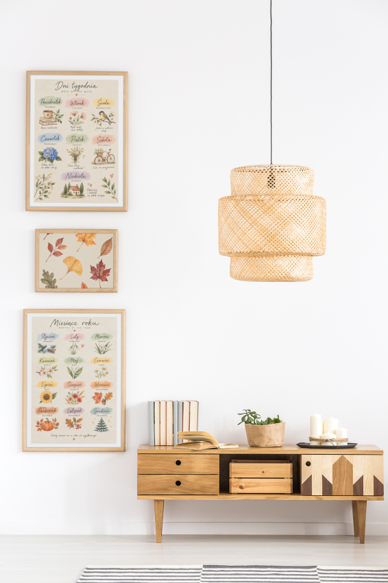 Plakat jesienny Liście drzew- Plakaty Na Ścianę 4rooms