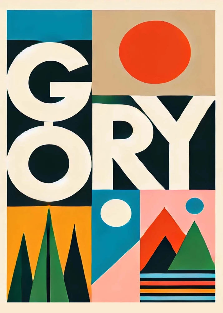 Obraz na płótnie, Góry retro – Canvas