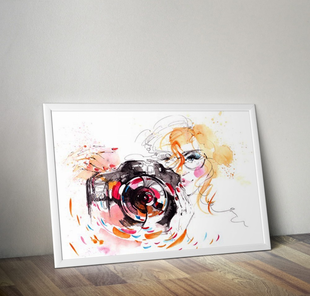 kobieta z aparatem 1