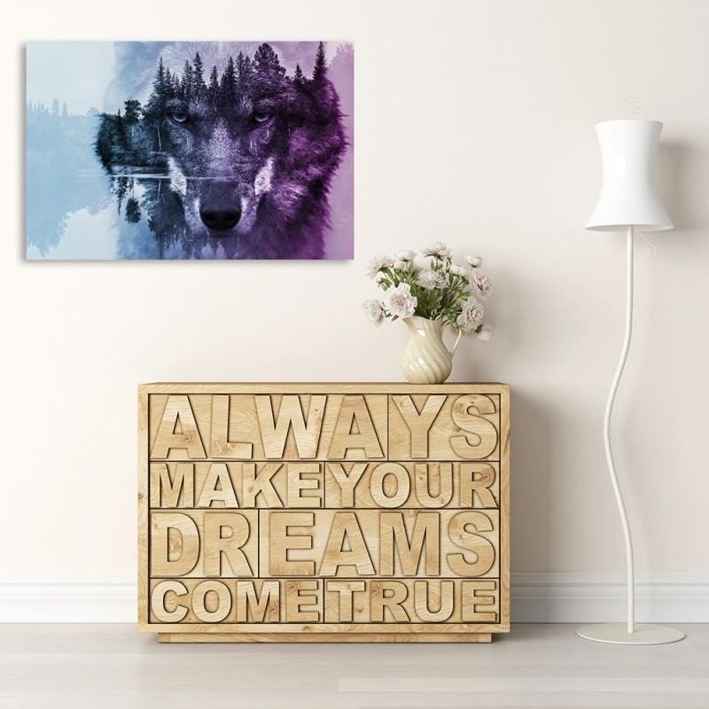 pol_pl_Obraz-na-plotnie-Canvas-Wilk-na-tle-lasu-fioletowy-nowoczesny-8271_4.jpg